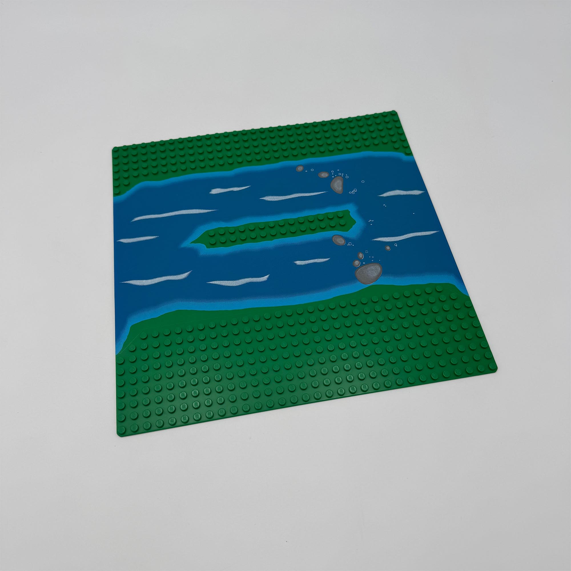 LEGO Bouwplaat eiland met rivierpatroon