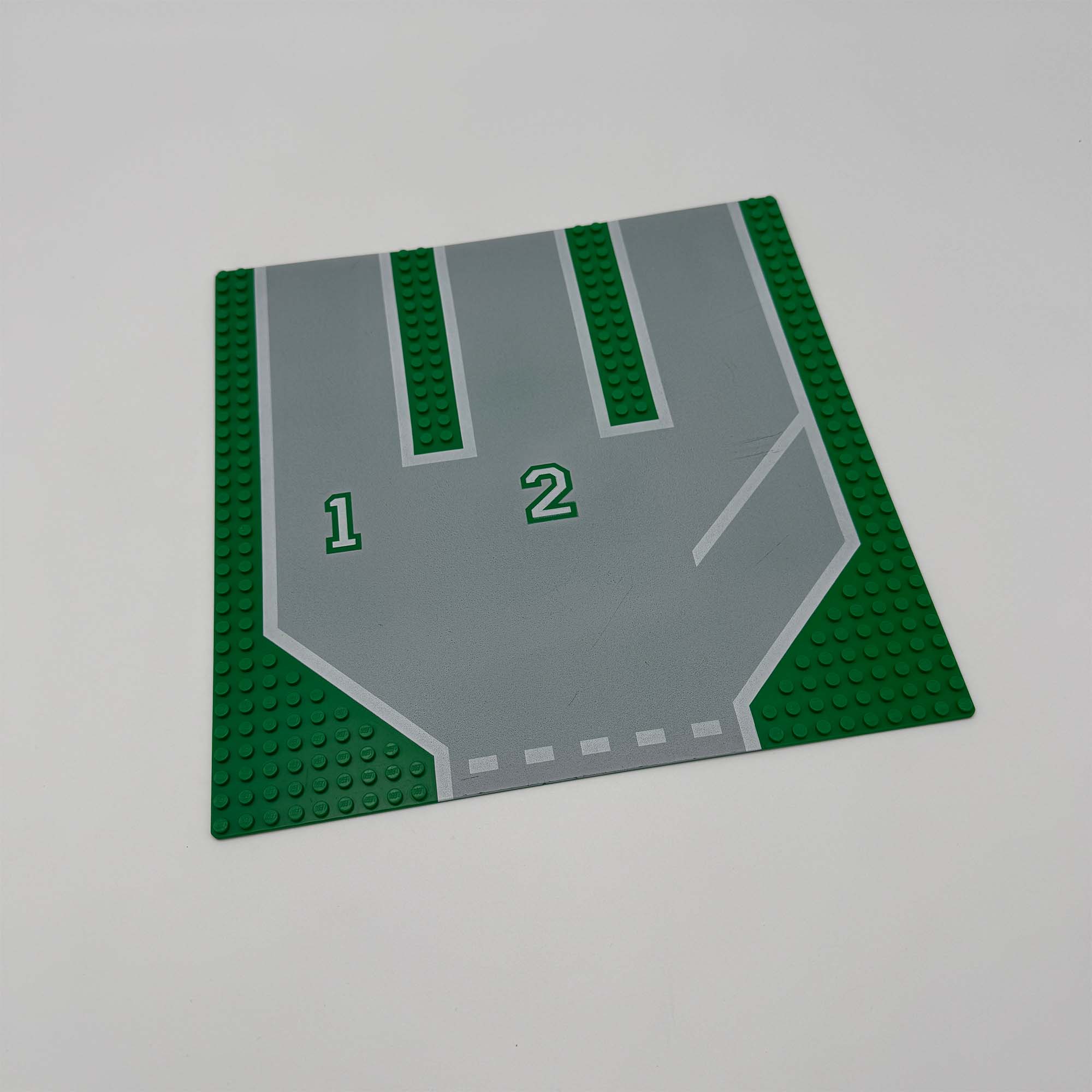 LEGO Bouwplaat groen met 3 open opritten