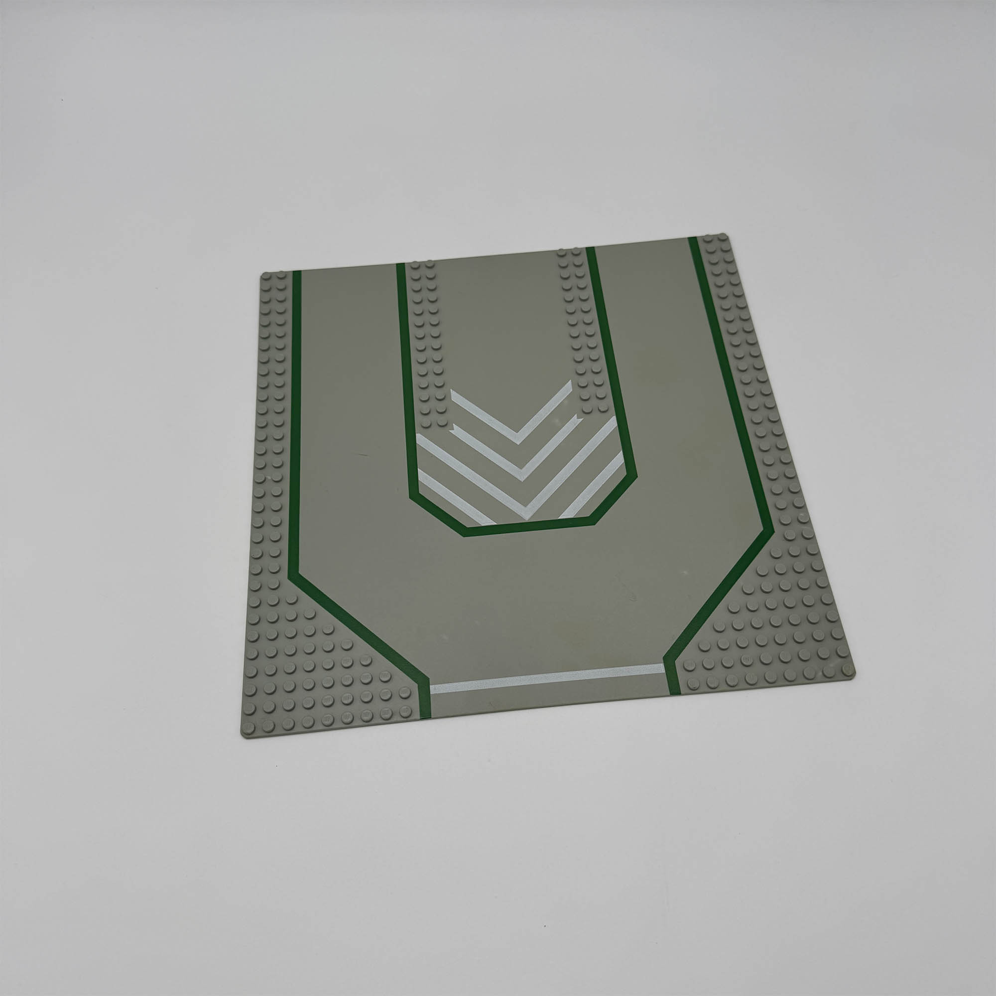 LEGO Bouwplaat licht grijs met 3 opritten