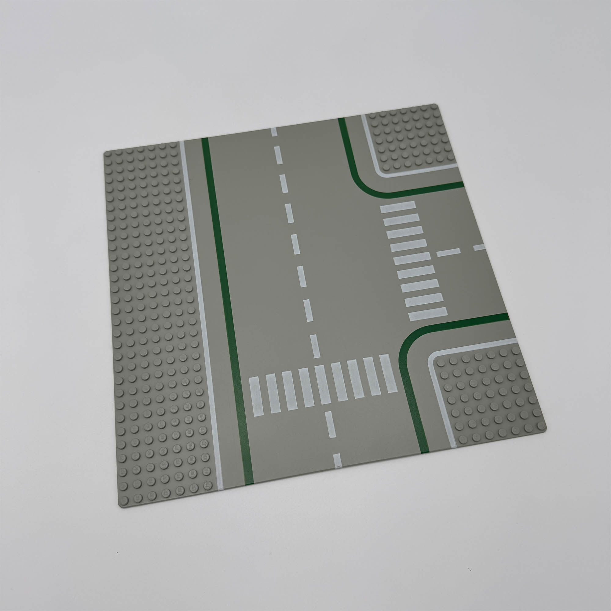 LEGO Bouwplaat met T-splitsing (zebrapad)