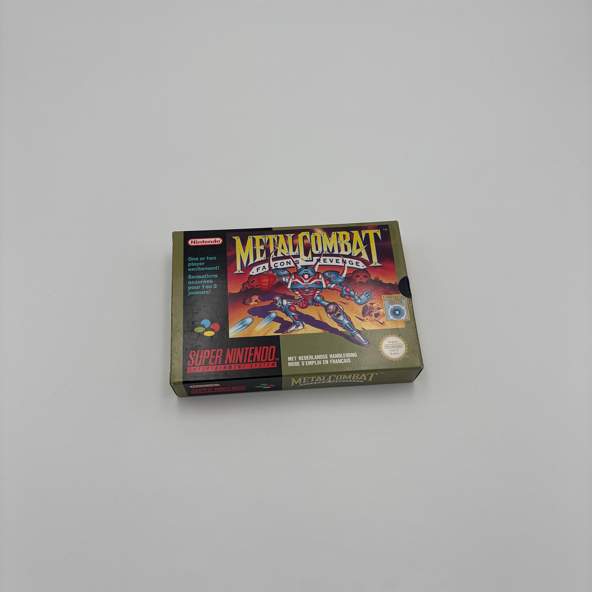 Metal Combat Falcons Revenge Super Nintendo (FAH)