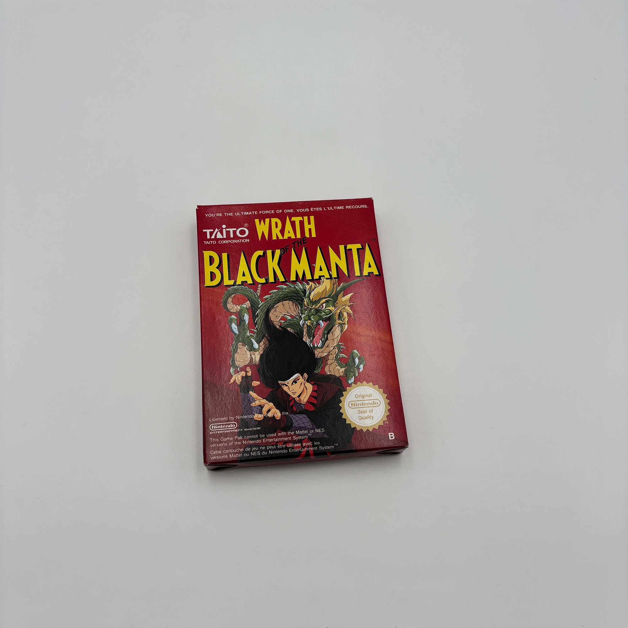 Wrath of the Black Manta Nintendo Nes (FRA)