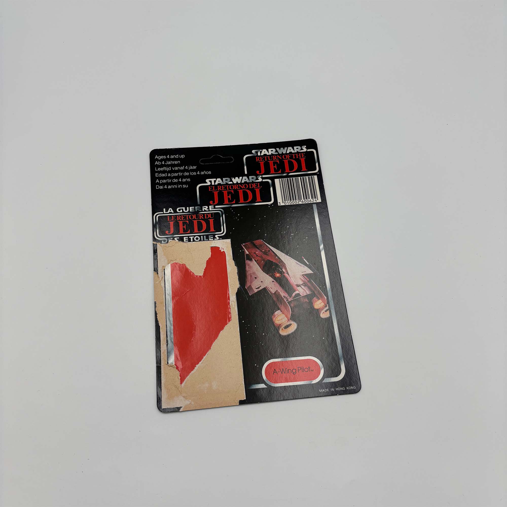 A-Wing Pilot Cardback Vintage Star Wars