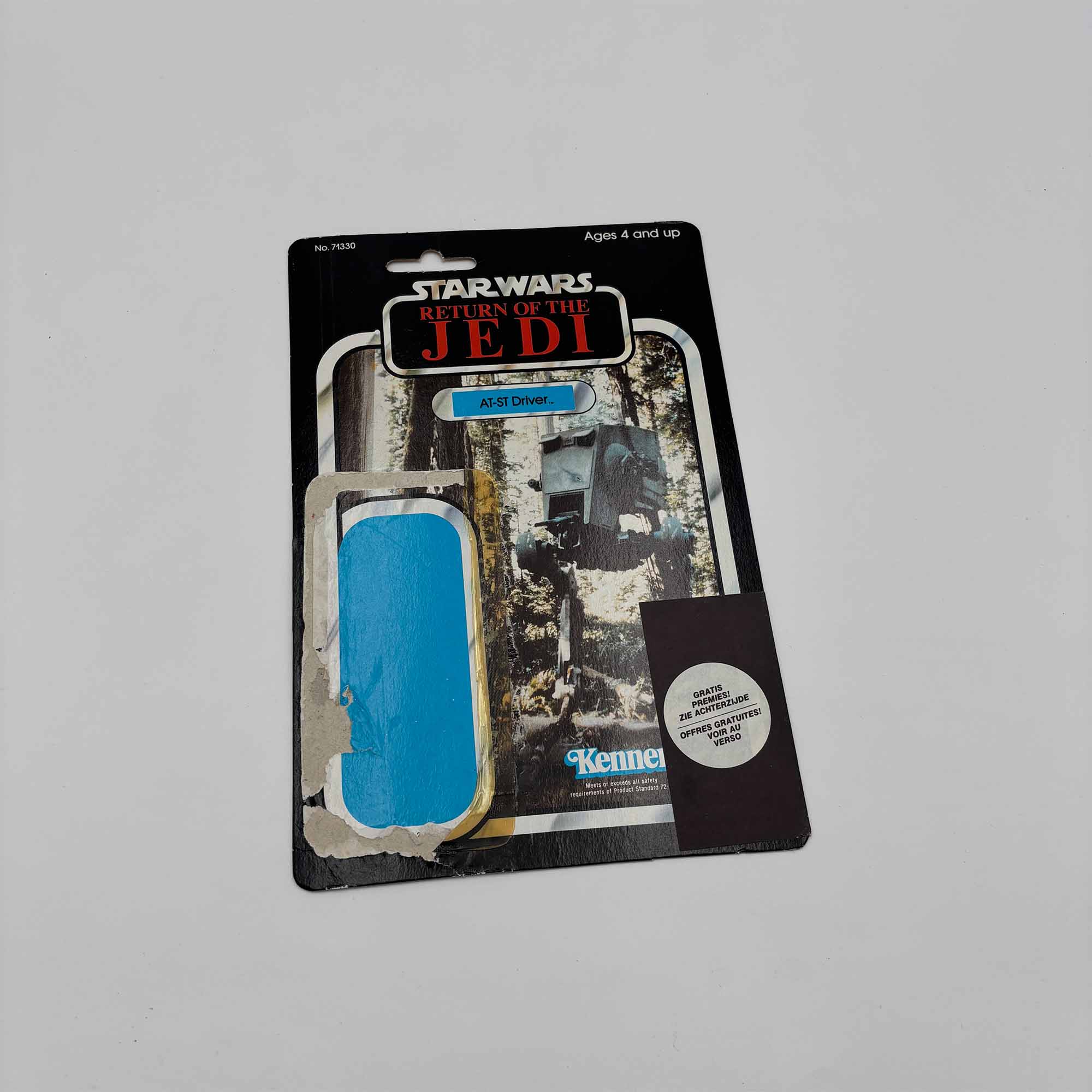 AT-ST Driver Cardback Vintage Star Wars