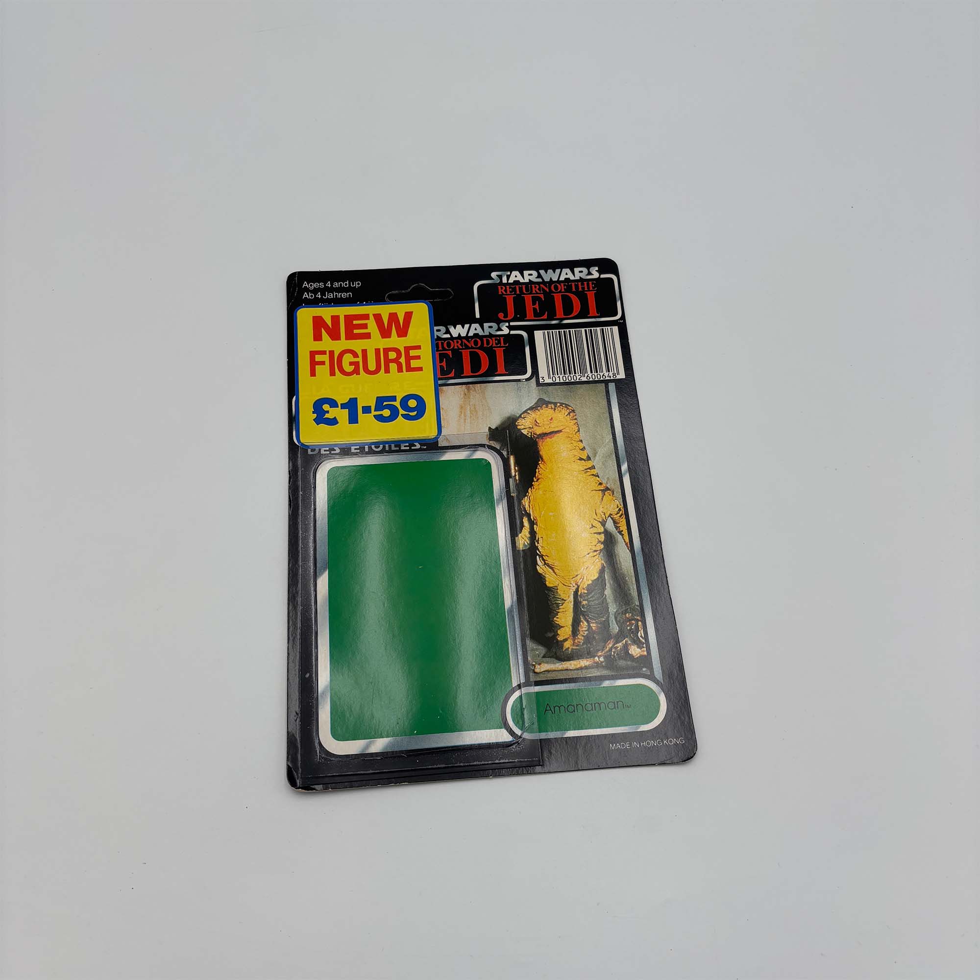 Amanaman Cardback Vintage Star Wars