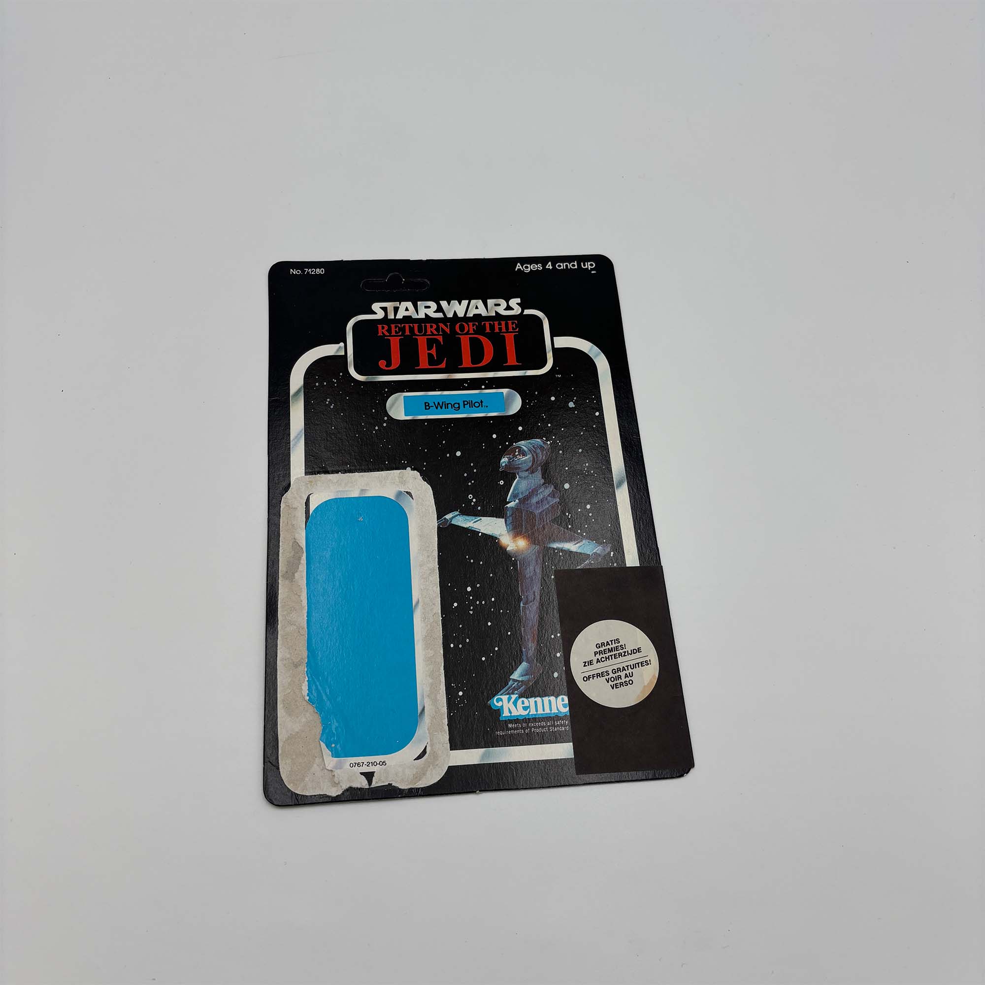 B-Wing Pilot Cardback Vintage Star Wars