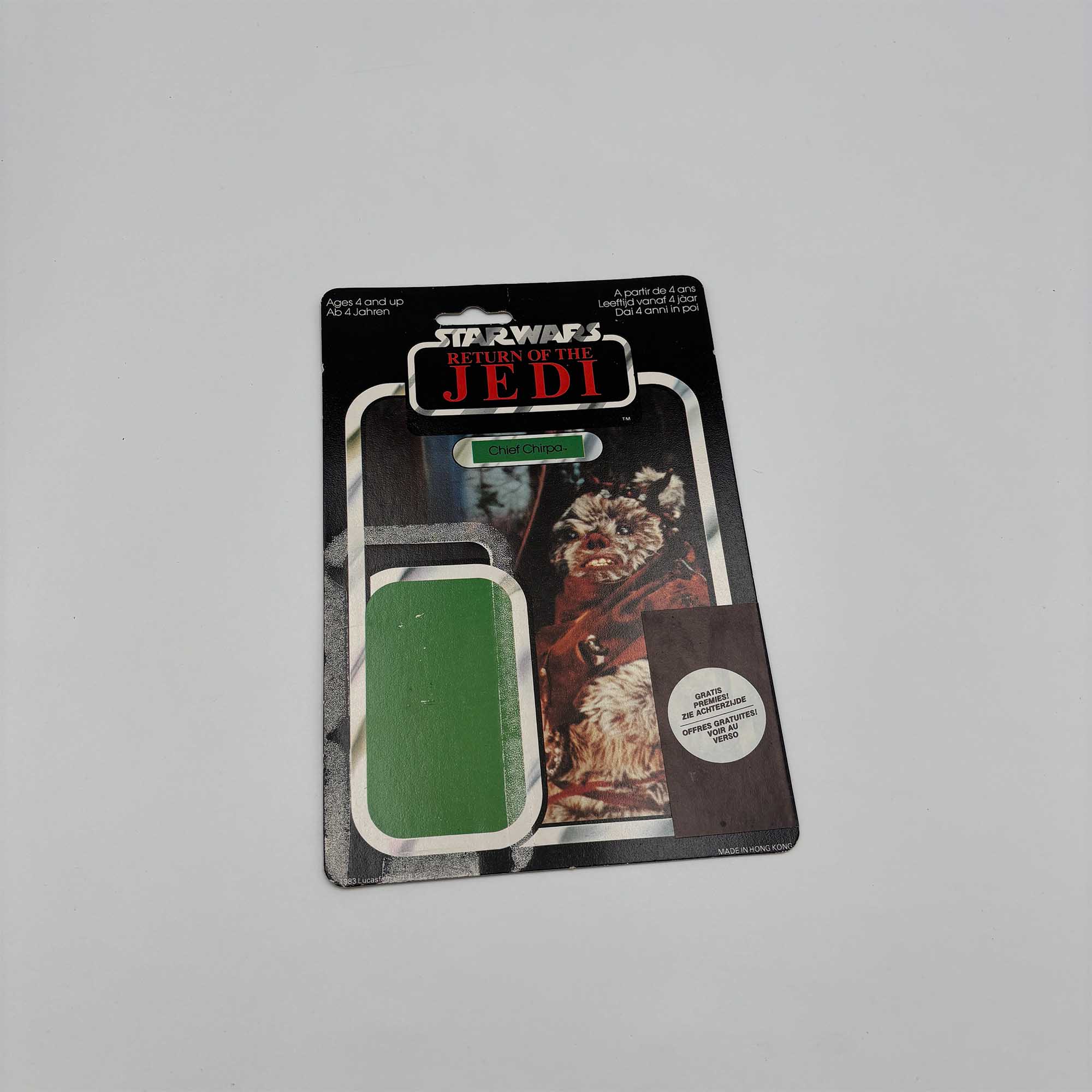 Chief Chirpa Cardback Vintage Star Wars