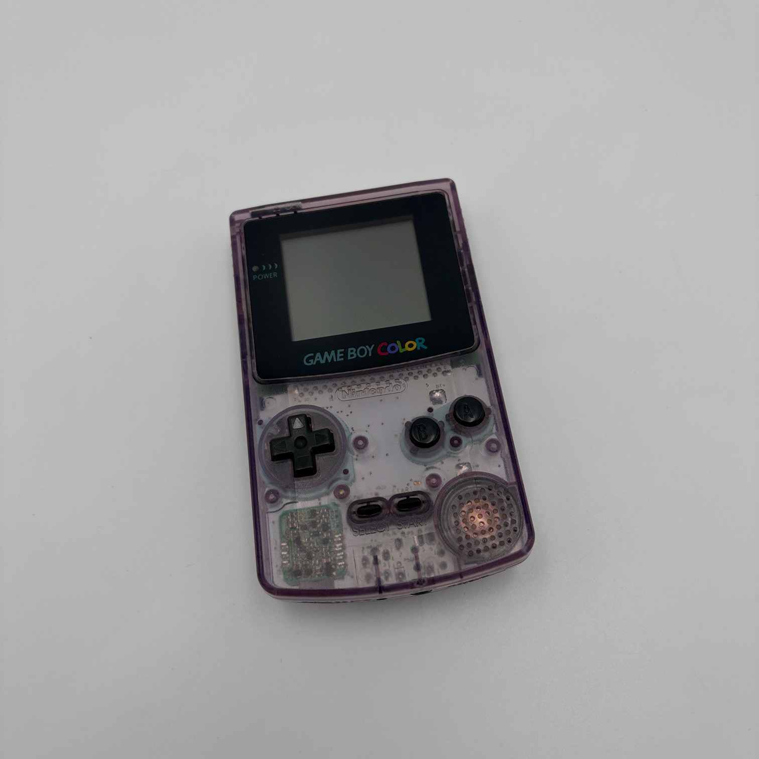 Nintendo Gameboy Color Console (transparant Paars)