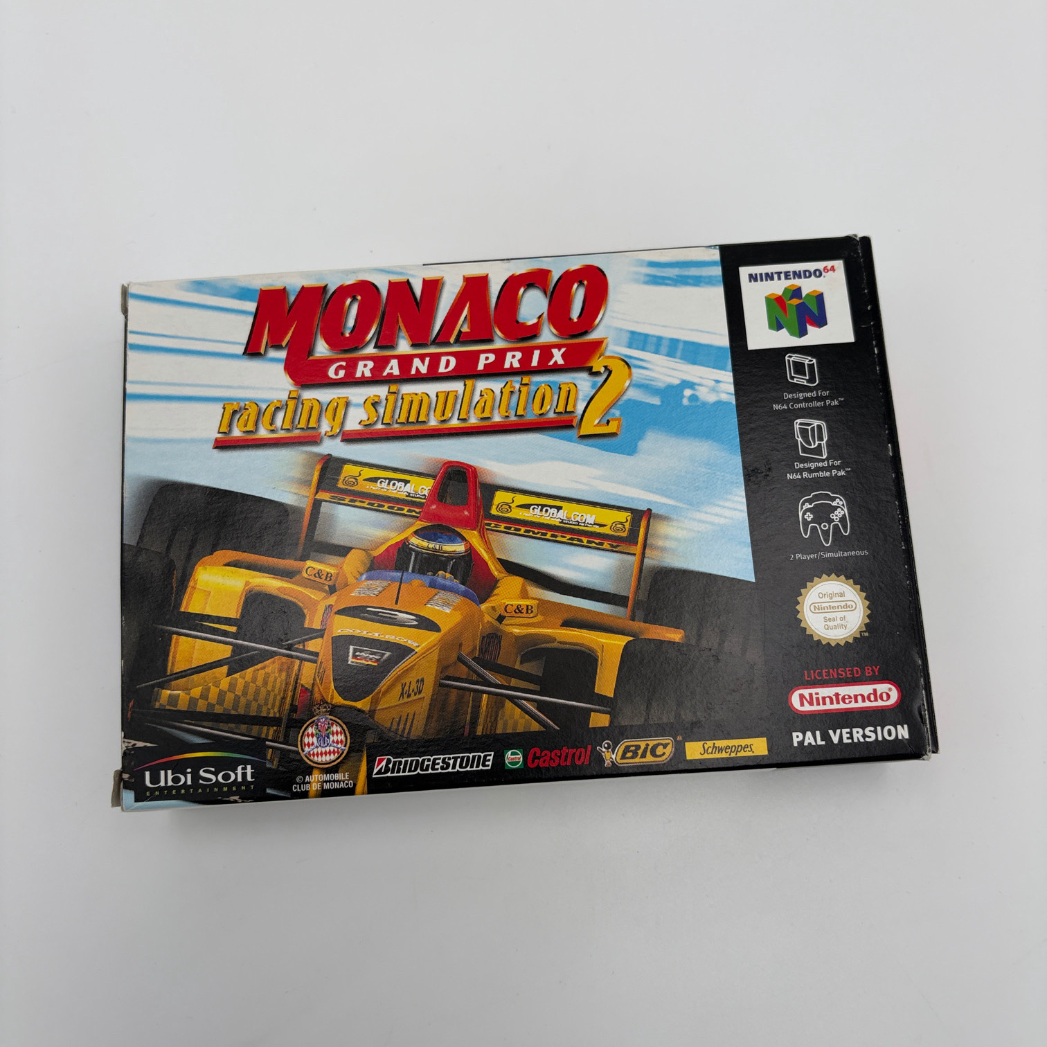 Monaco Grand Prix Racing Simulation 2 Nintendo 64 (FAH)