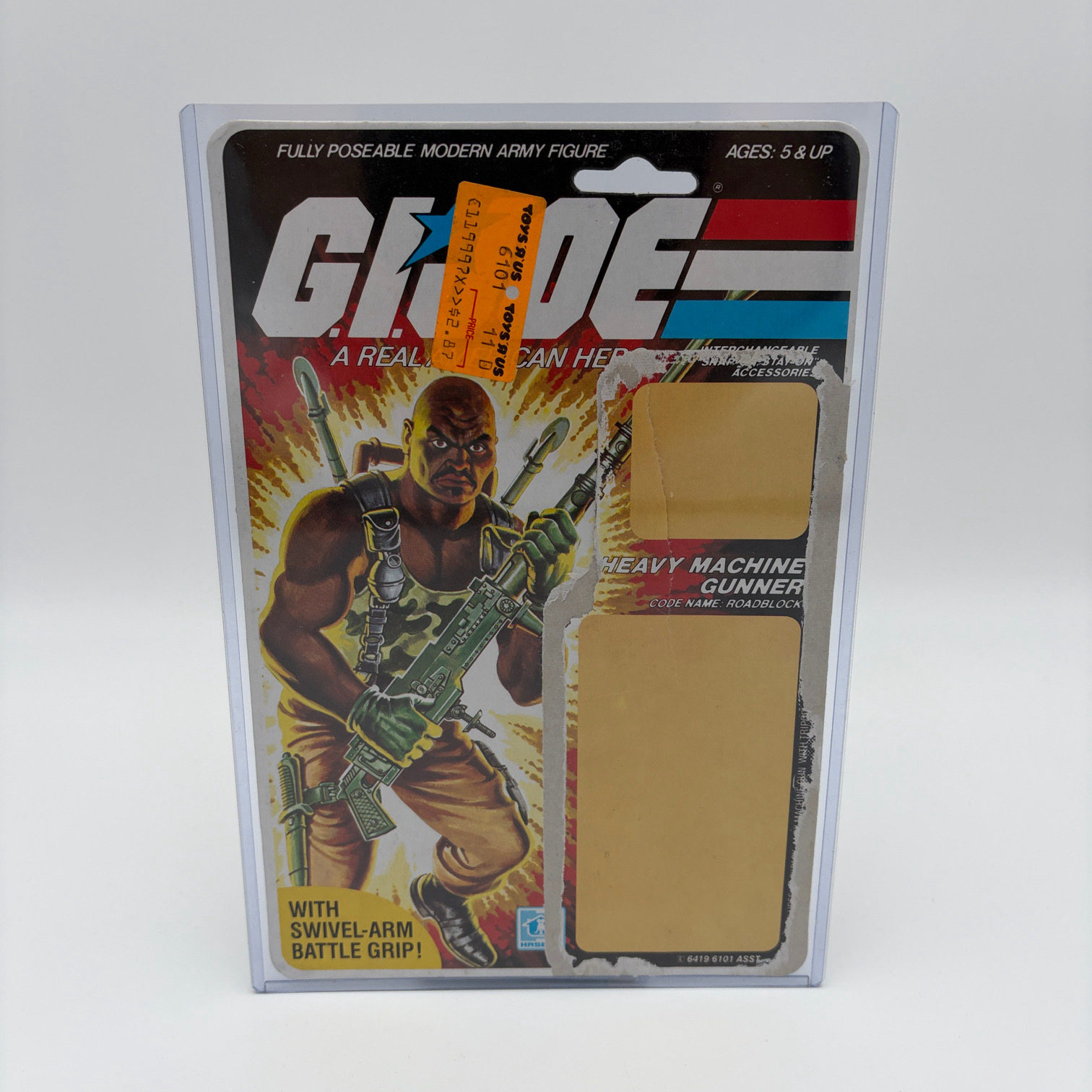 Roadblock Cardback G.I. Joe