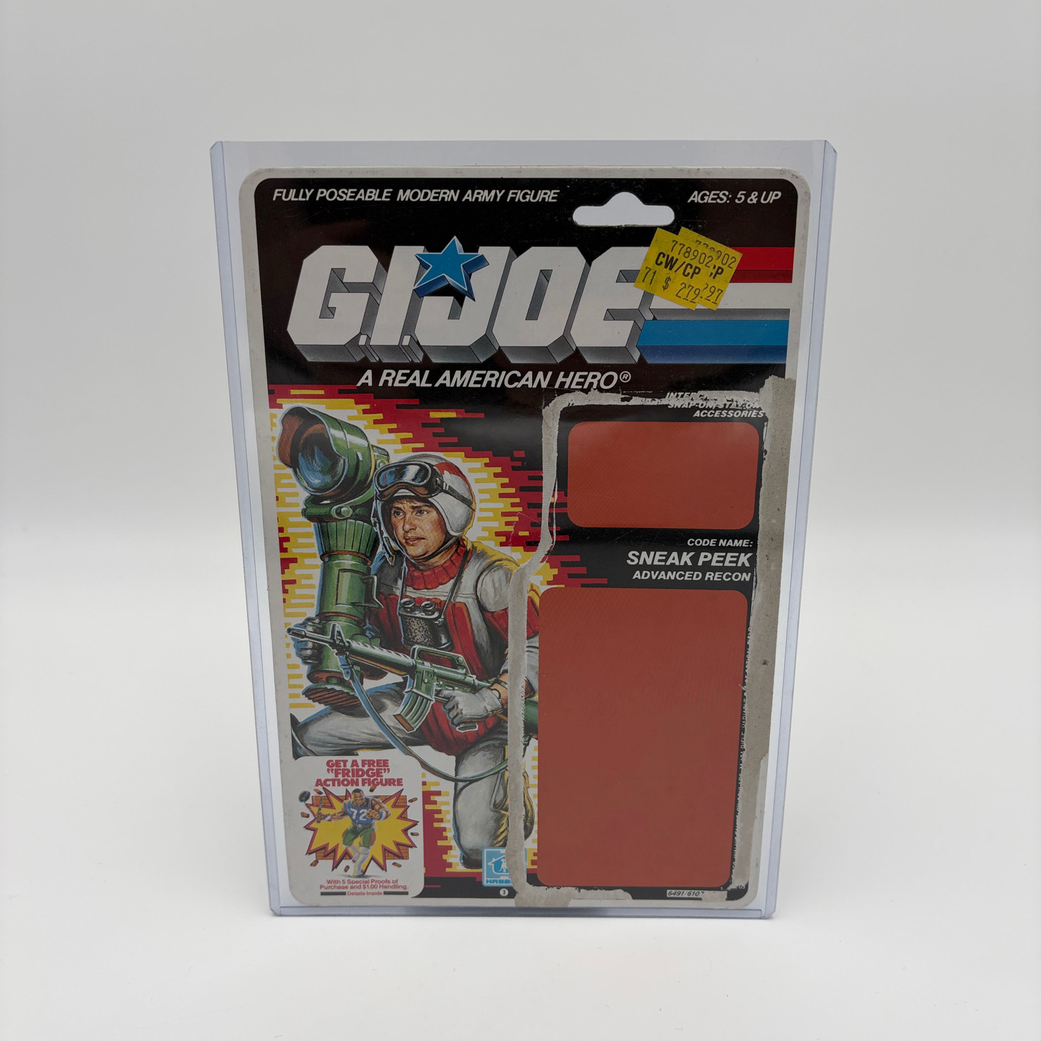 Sneak Peek Cardback G.I. Joe