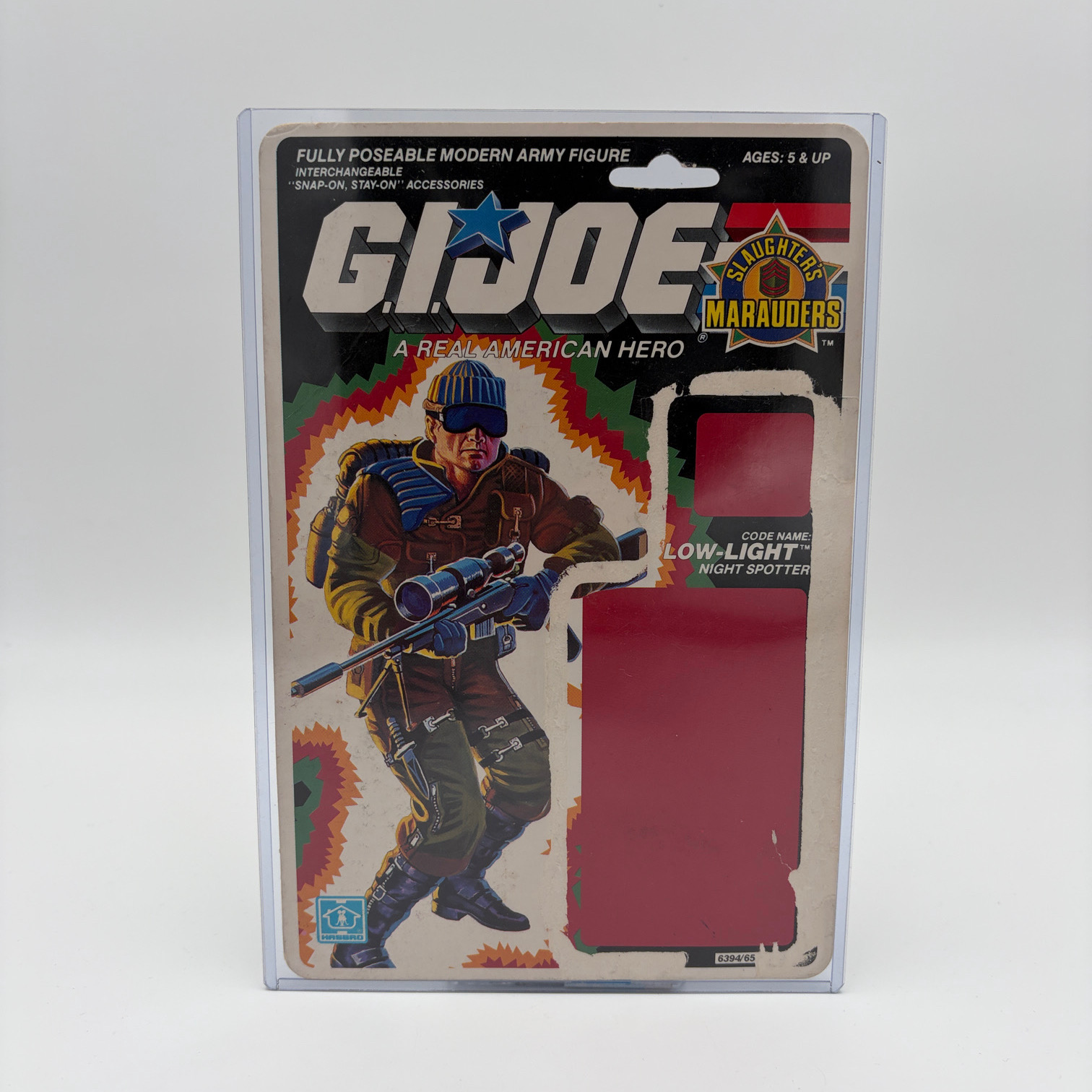 Low-Light Cardback G.I. Joe