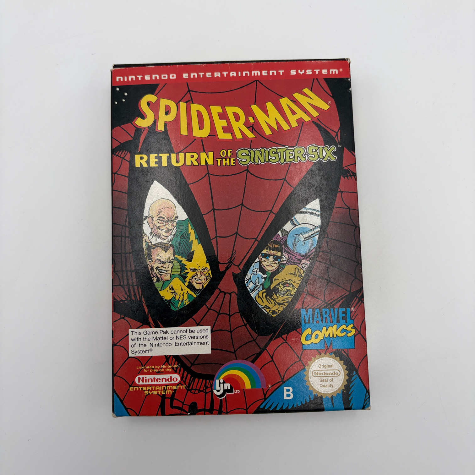 Spider-Man Return of the Sinister Six Nintendo NES (NOE)