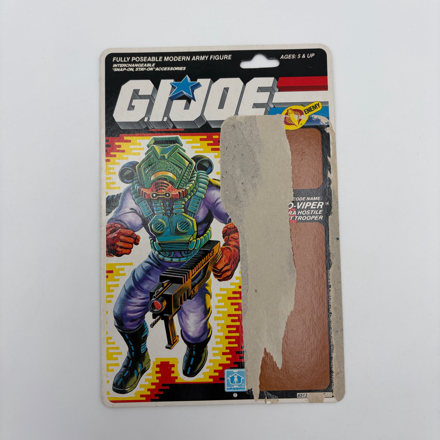 Toxo-Viper Cardback G.I. Joe