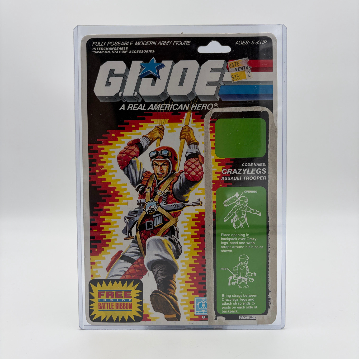 Crazylegs Cardback G.I. Joe