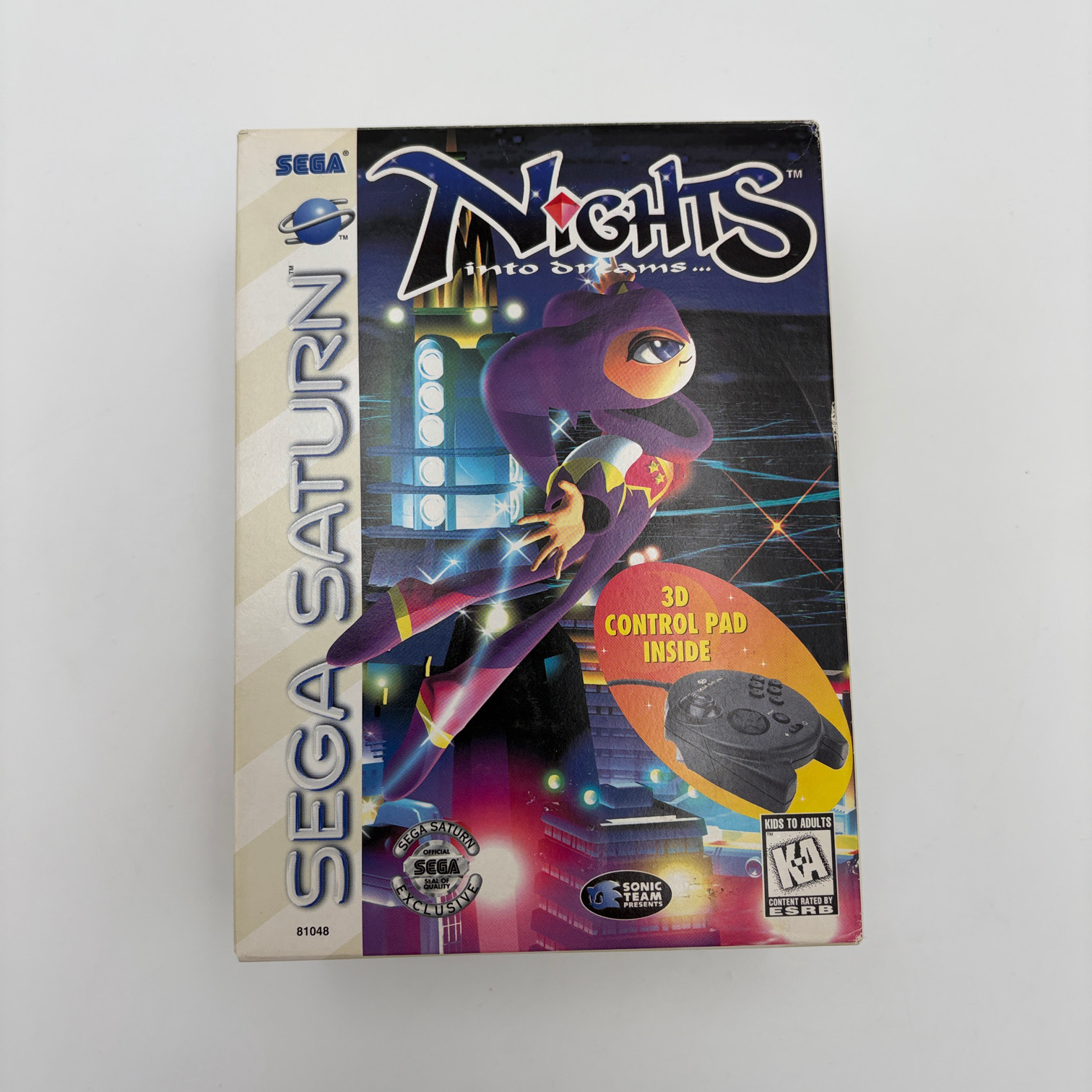 Nights into Dreams Controller pack Sega Saturn