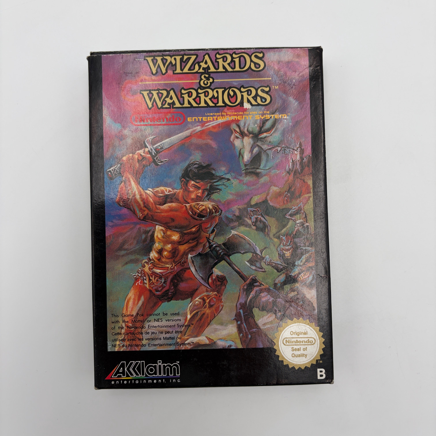 Wizards and Warriors Nintendo Nes (EEC)