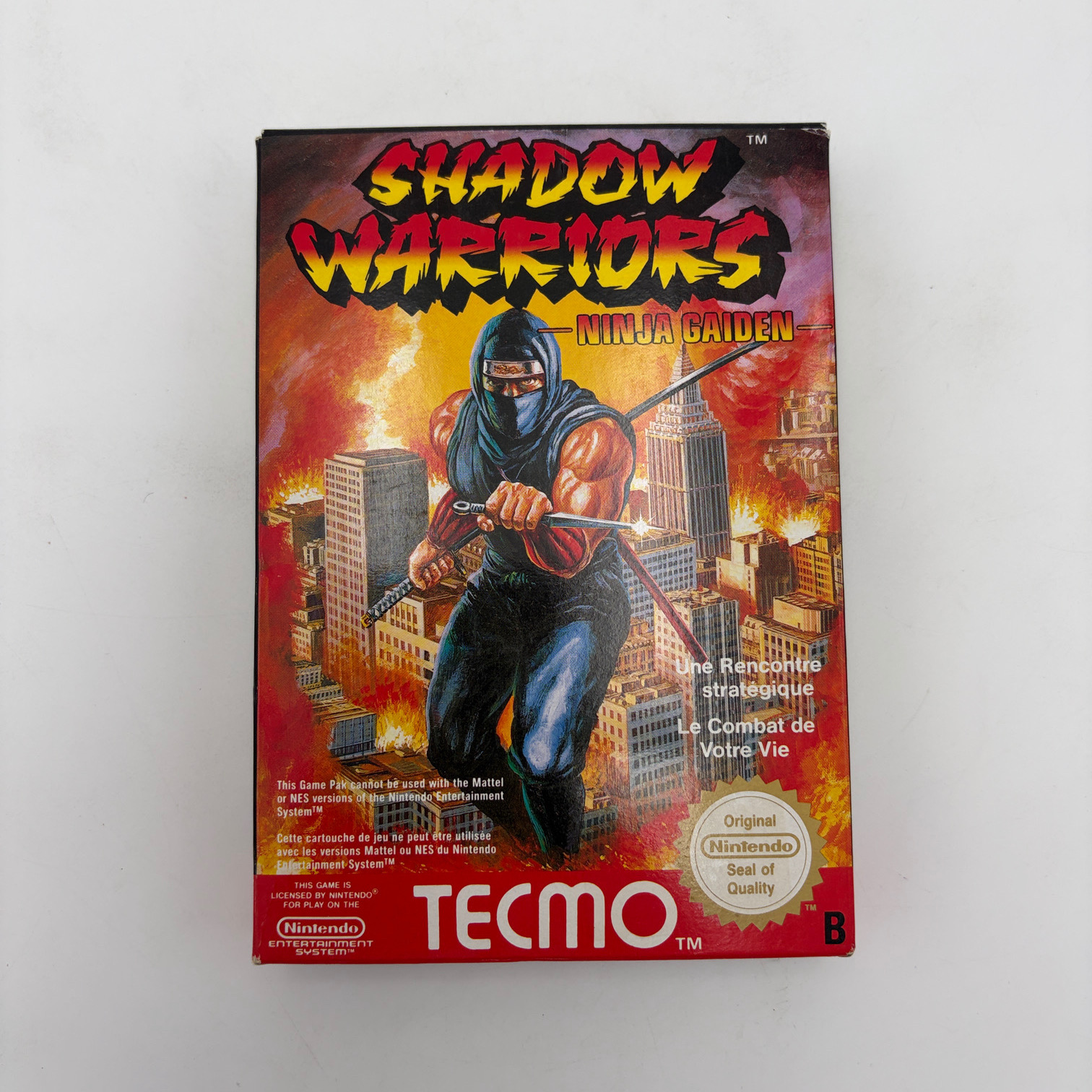 Shadow Warriors Nintendo Nes (FRA)