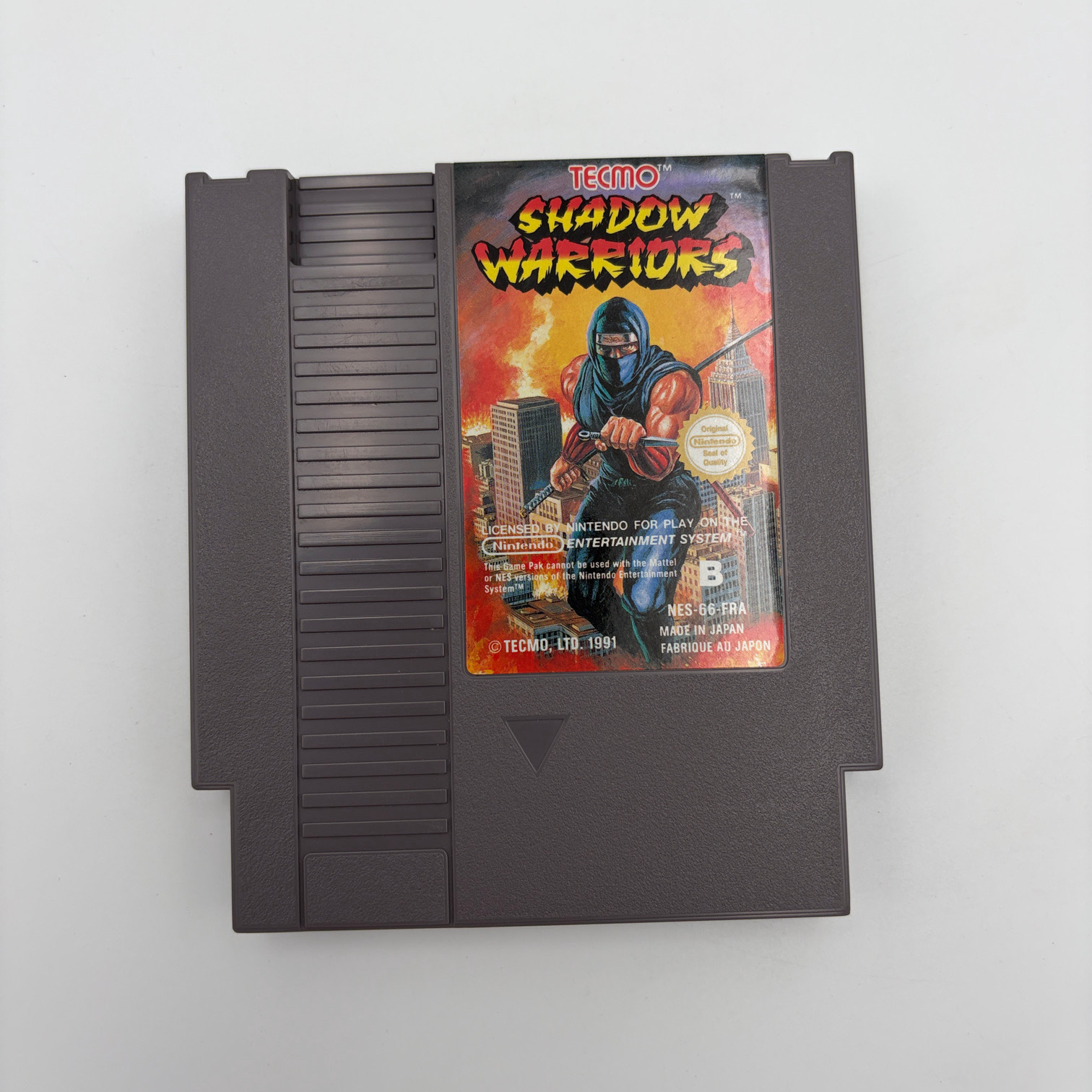 Shadow Warriors Nintendo Nes (FRA)