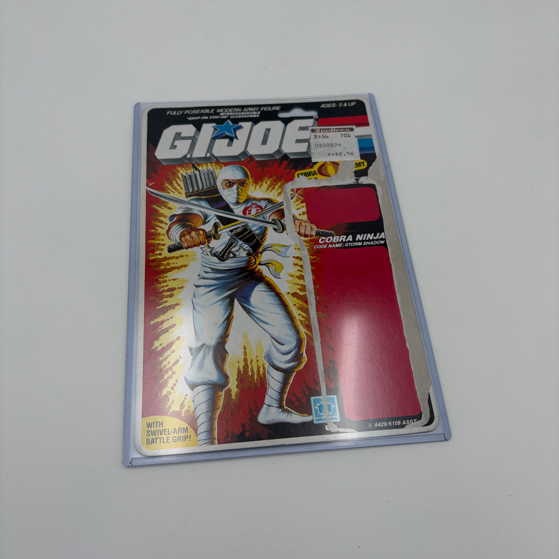 Storm Shadow Cardback G.I. Joe