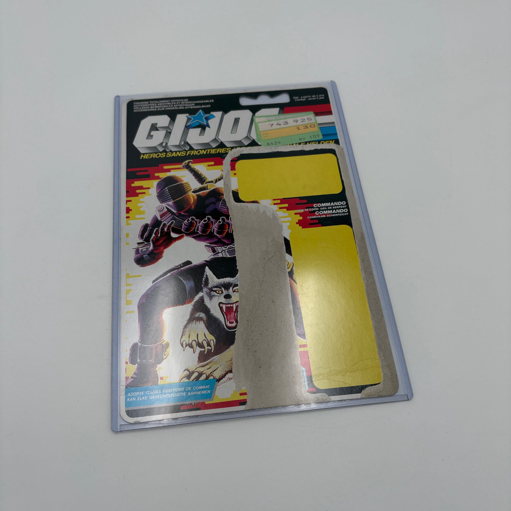 Scherpzicht Cardback G.I. Joe
