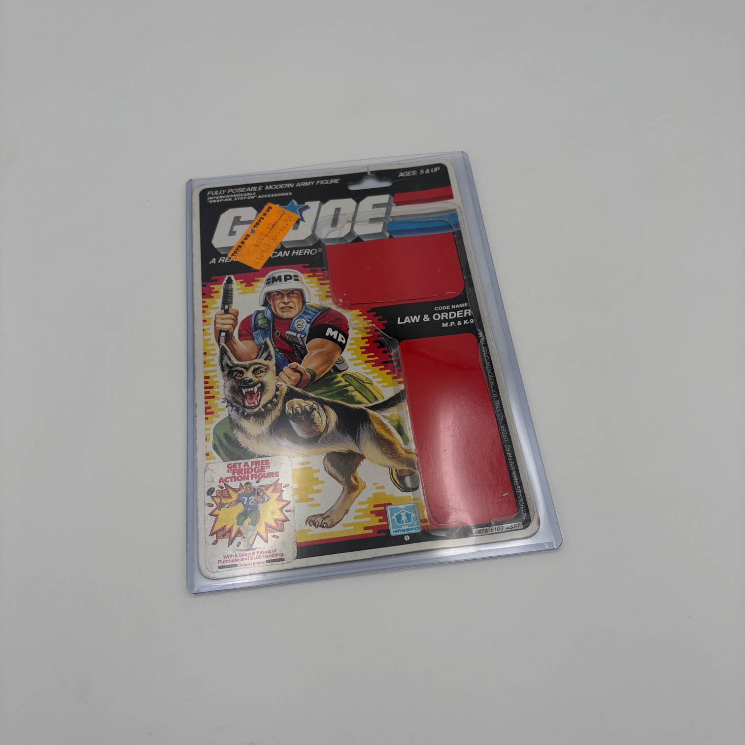 Law and Order Cardback G.I. Joe