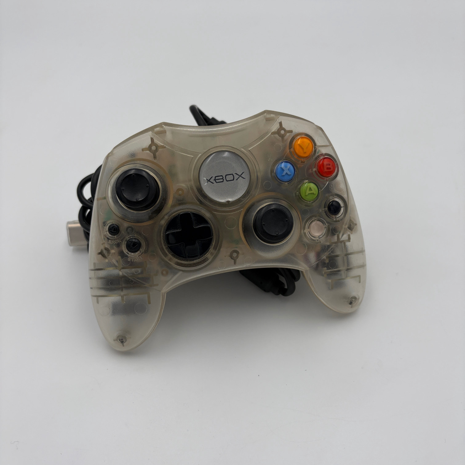 Xbox Classic s Controller (Crystal) + Breakaway Kabel