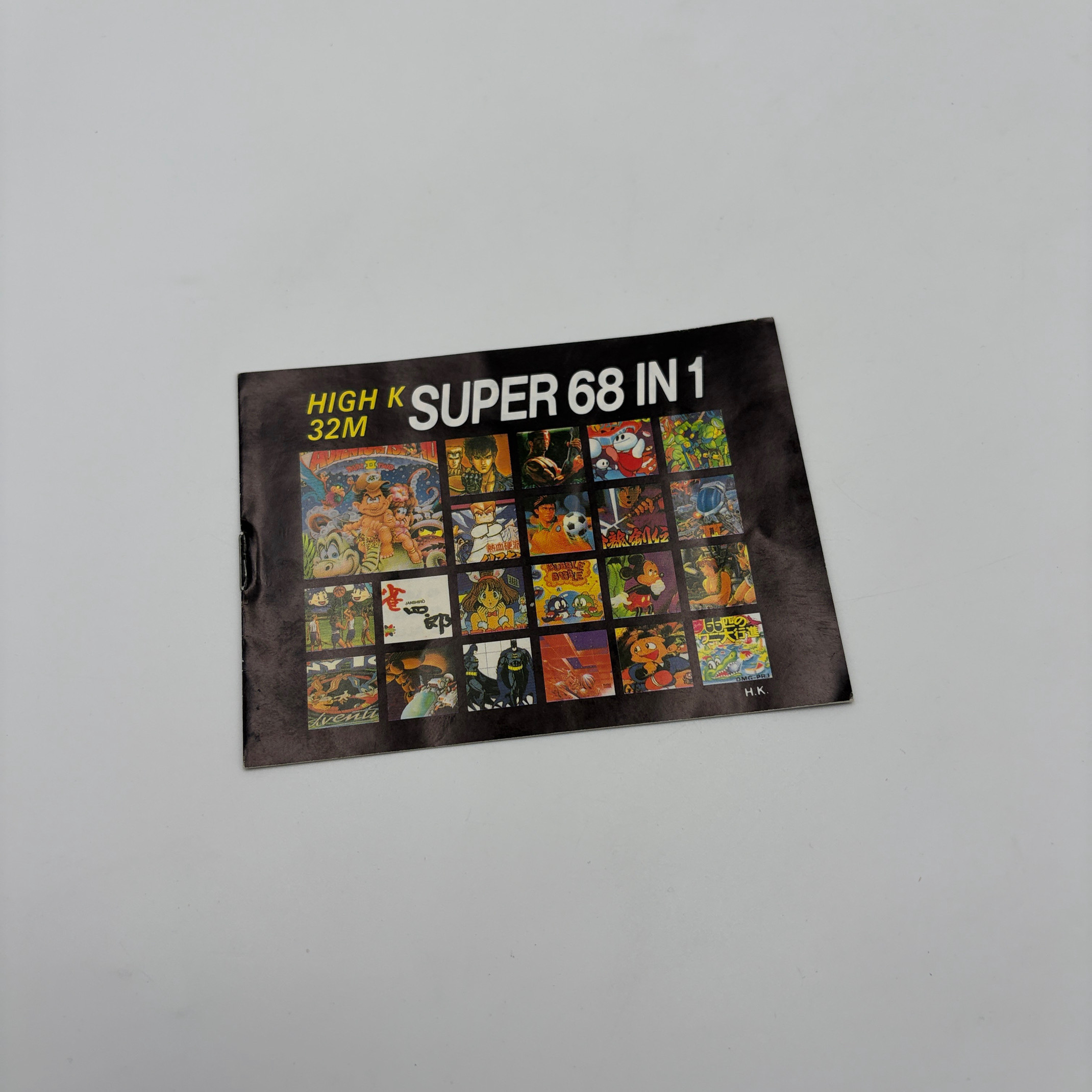 Super 68 in 1 Instructie boekje Gameboy Classic (EUR)
