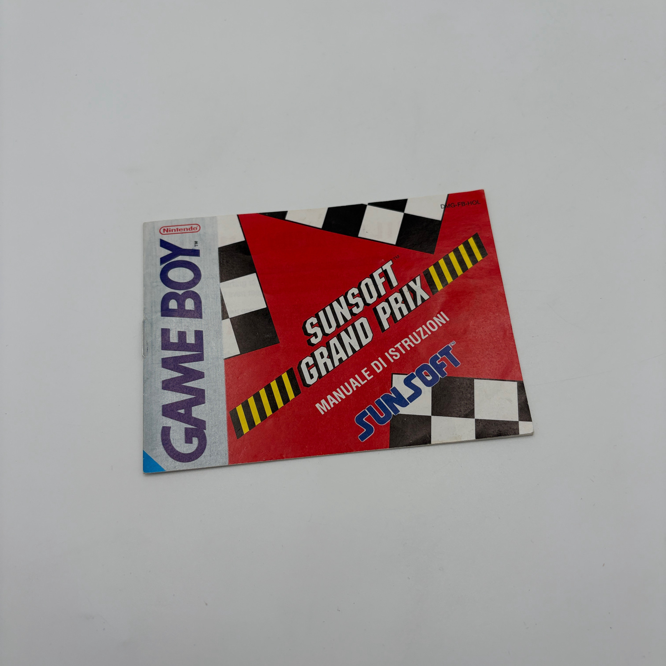 Sunsoft Grand Prix Instructie boekje Gameboy Classic (HOL)