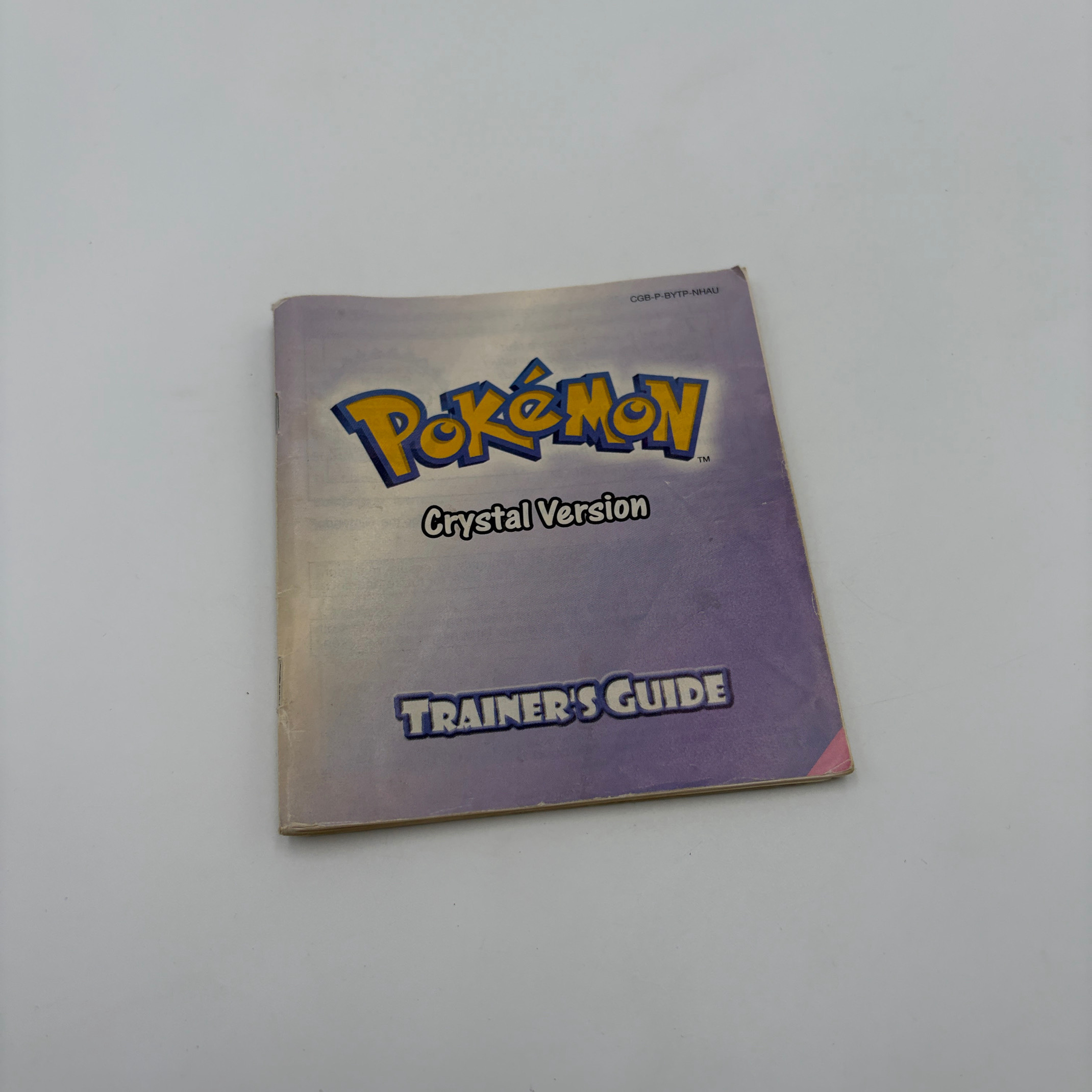 Pokémon Crystal Instructie boekje Gameboy Advance (EUR)