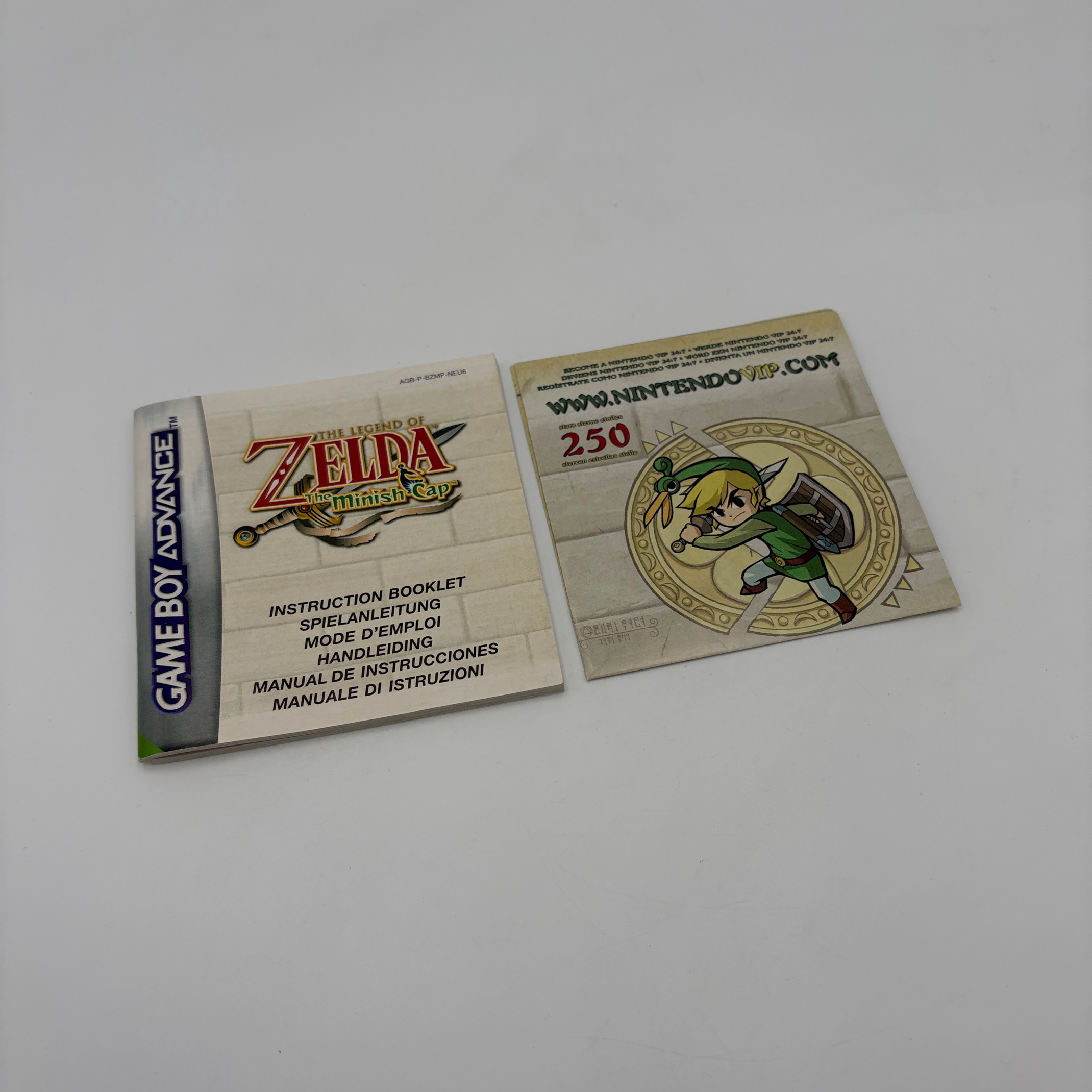 Zelda the Minish Cap Instructie boekje Gameboy Advance (NEU6)