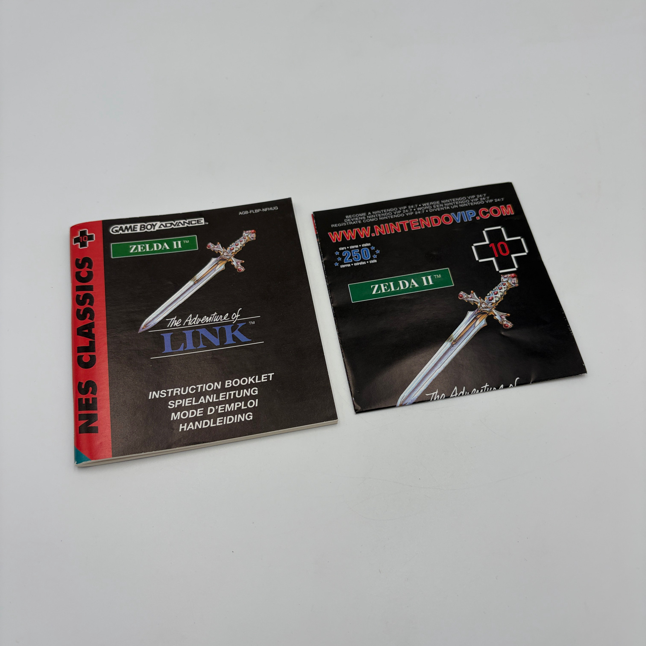 Zelda 2 Instructie boekje Gameboy Advance (EUR)