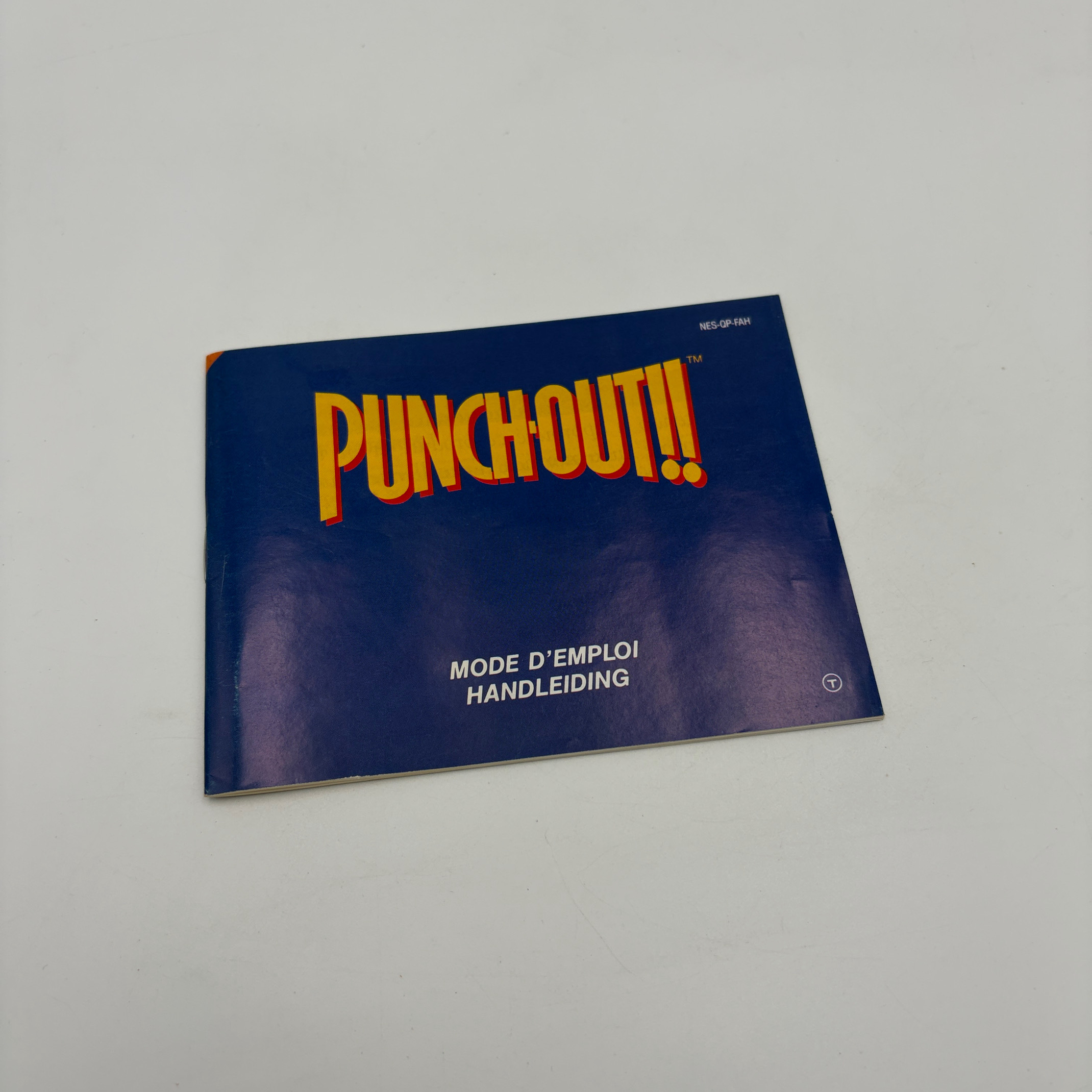 Punch-out Instructie boekje Nintendo NES (FAH)