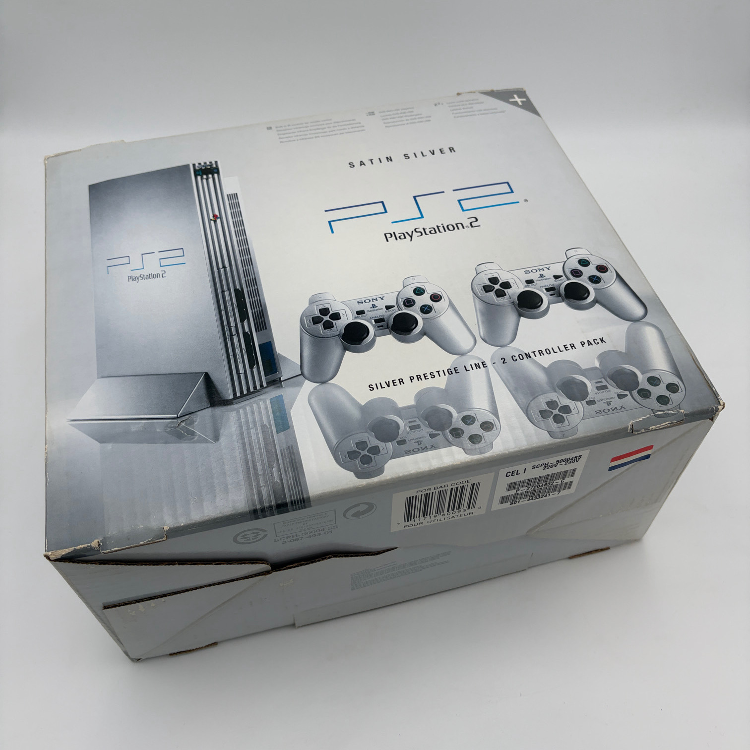 Playstation 2 (Silver Prestige Line - 2 Controller Pack)